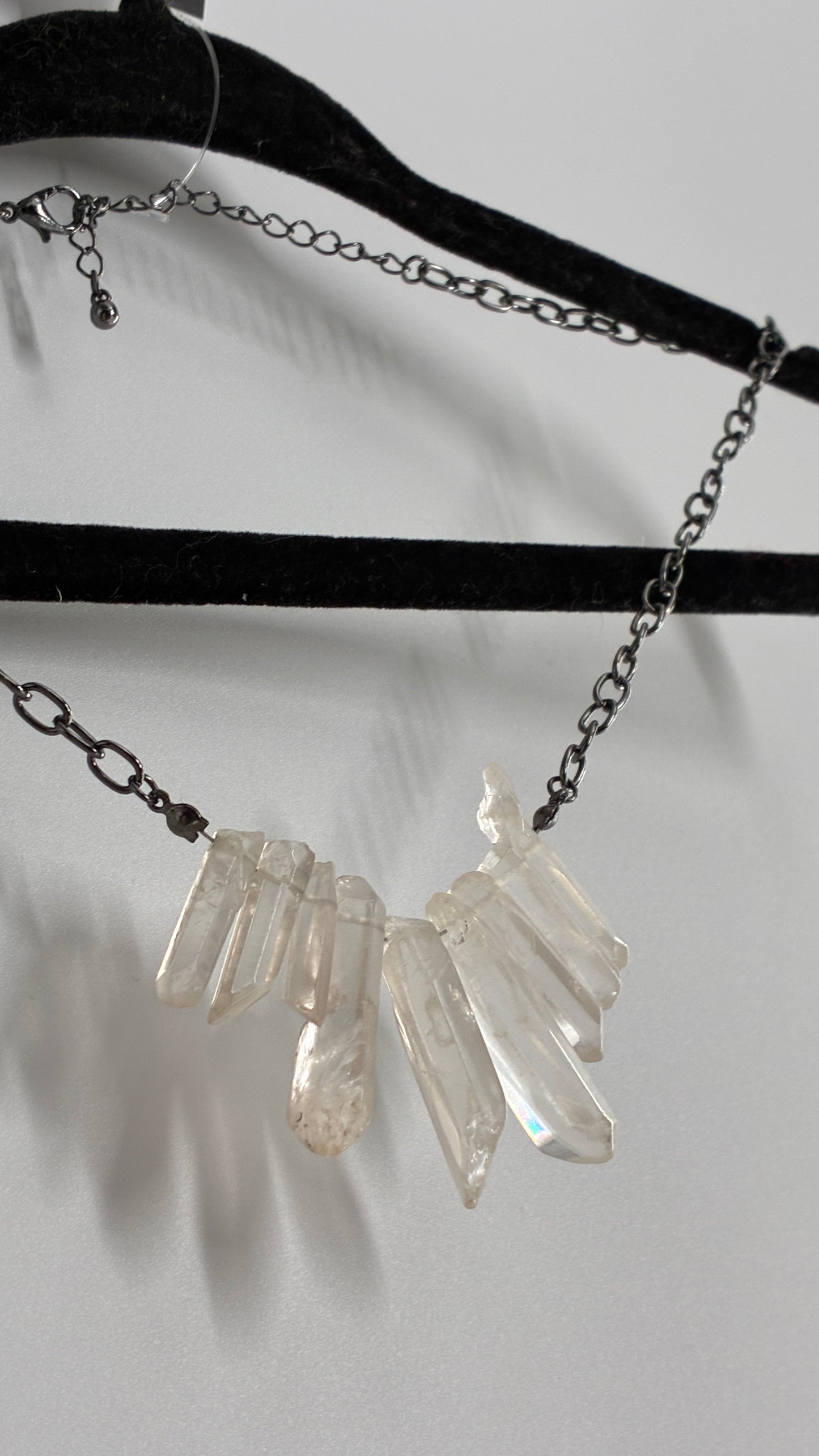 Crystal Shards Choker Necklace