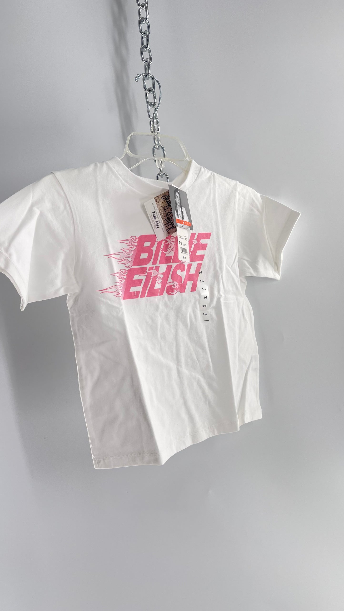 Billie Eilish 3-4 Kids T or Adult Baby T