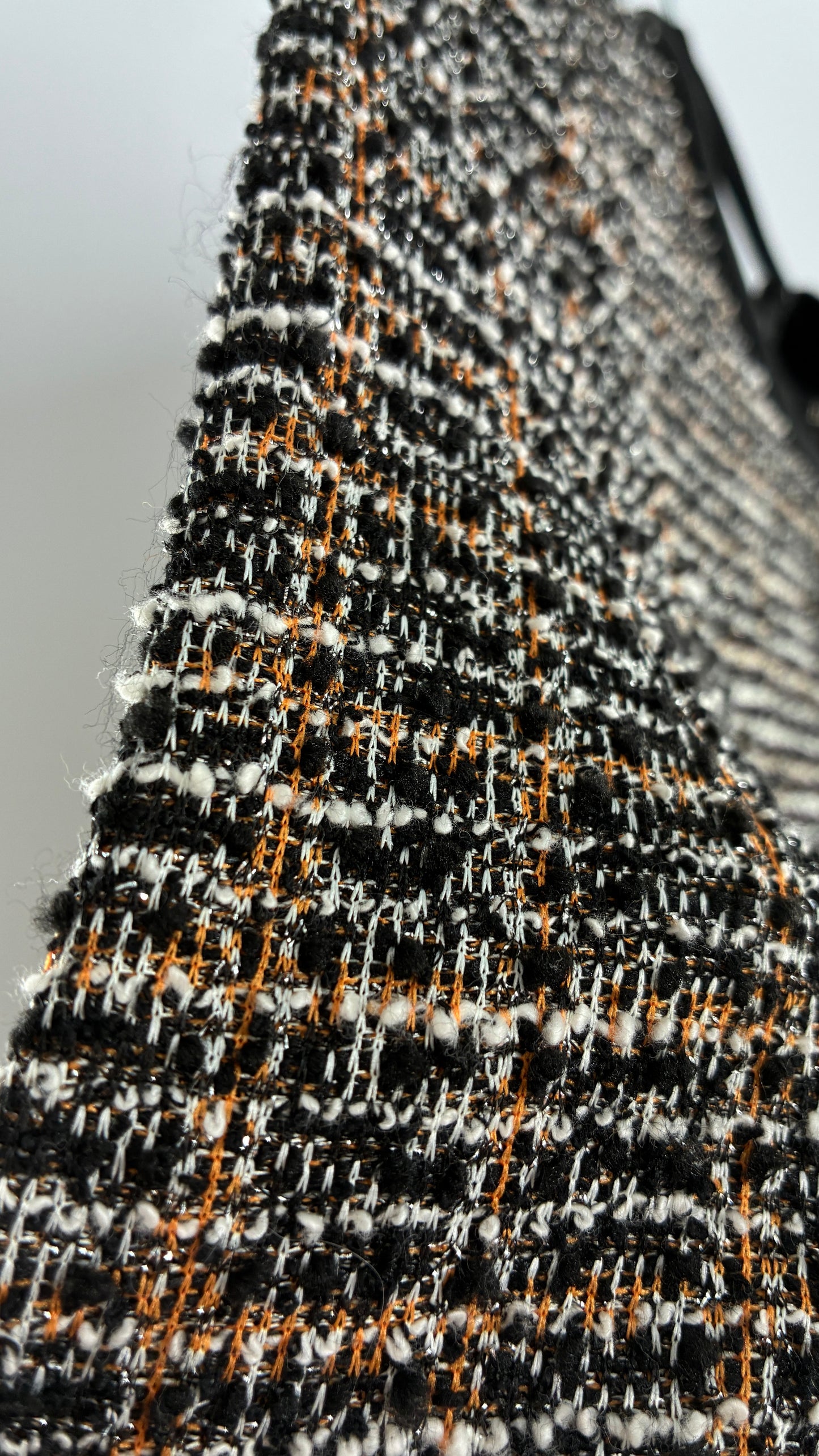 BLACK HALO Tweed Midi Dress with Tags Attached (8)