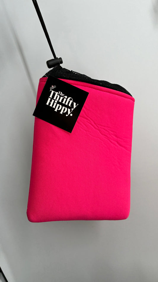 Vintage Neoprene Hot Pink Wet Bag