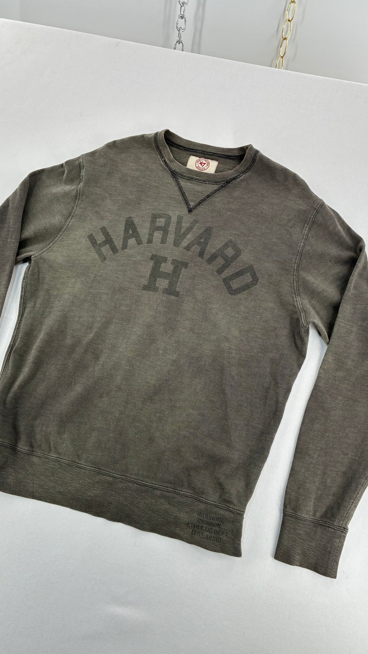 Vintage HARVARD Knit Long Sleeve (Medium)