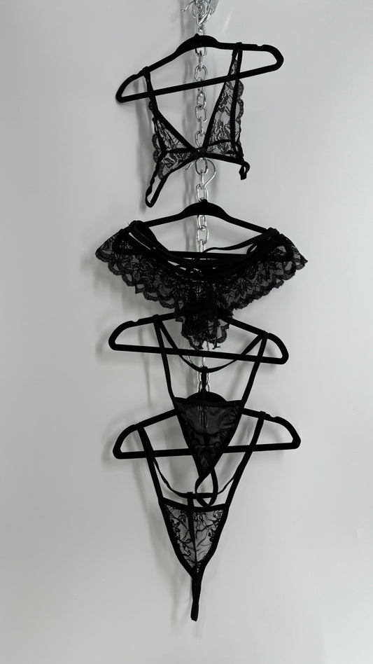 Deadstock Never Worn Interchangeable 8 Piece Lingerie Set  (One Size)