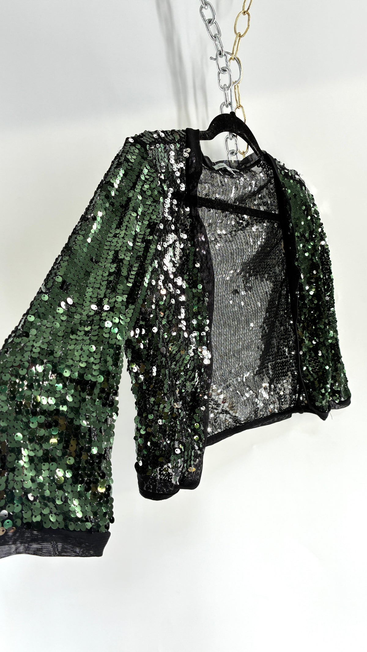 Vintage CHARLOTTE RUSSE Sequin Shrug (Small)