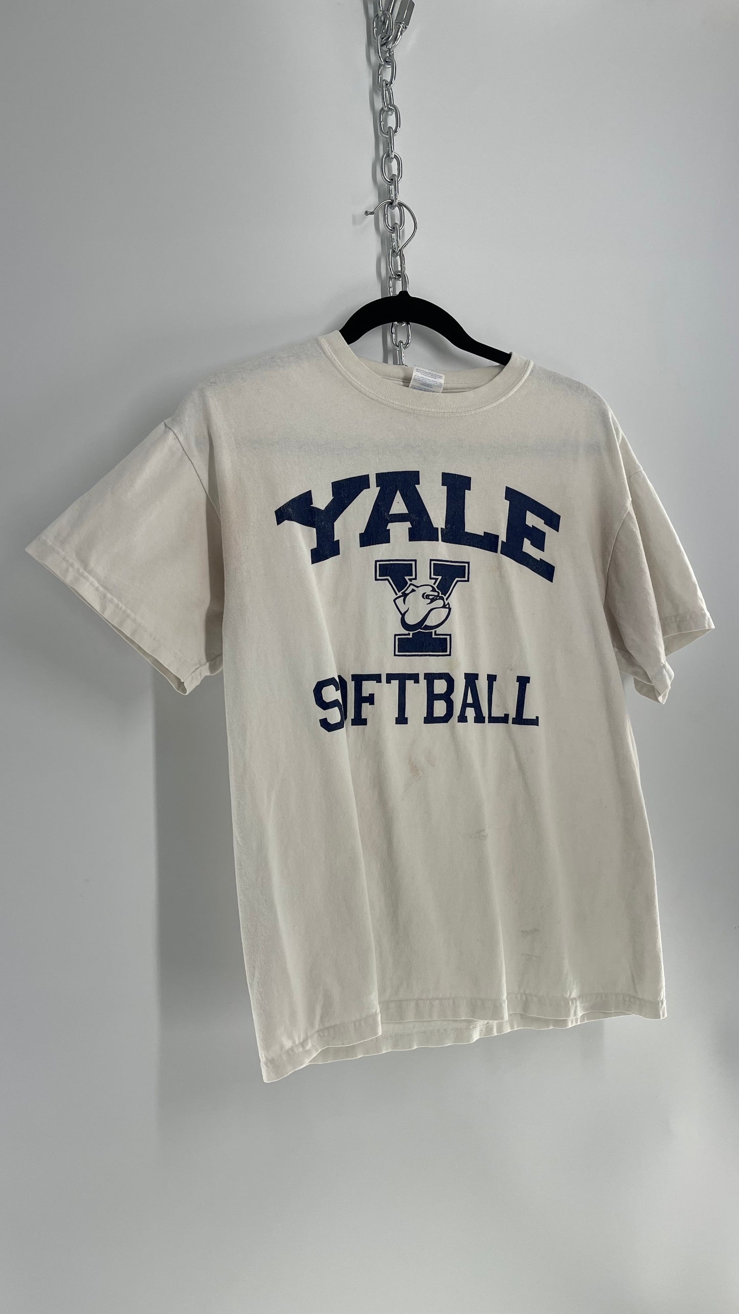 Vintage YALE Softball T Shirt (Medium)