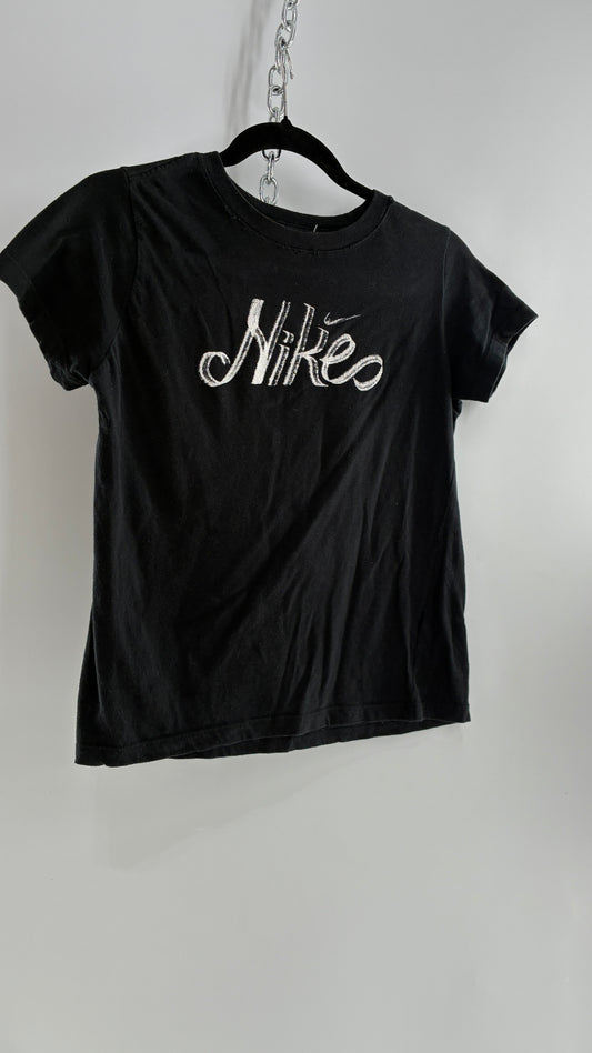 Vintage NIKE Black Baby T (Large)