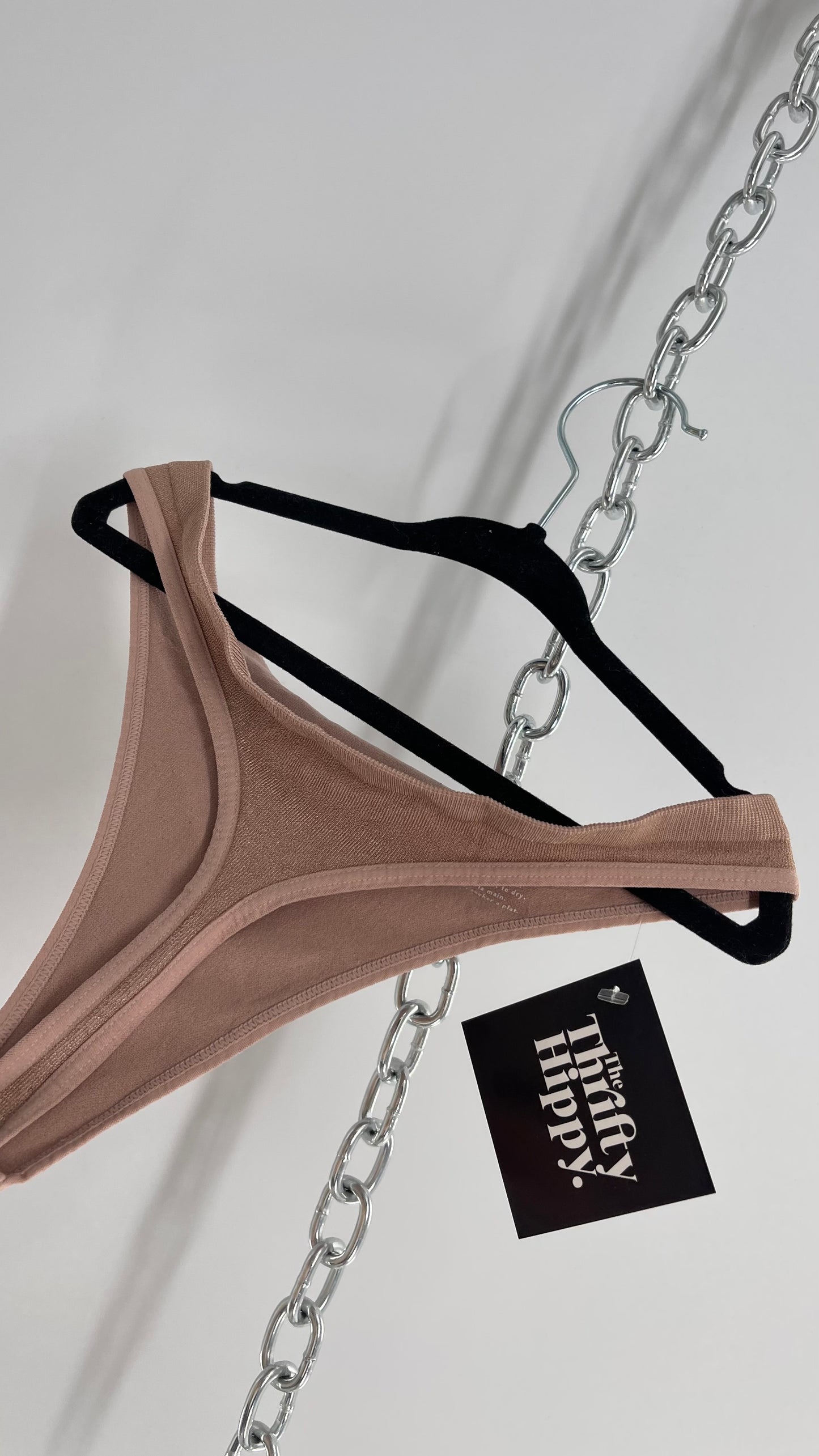 Intimately Free People Nude Neutral Thong Panty NWOT (M/L)