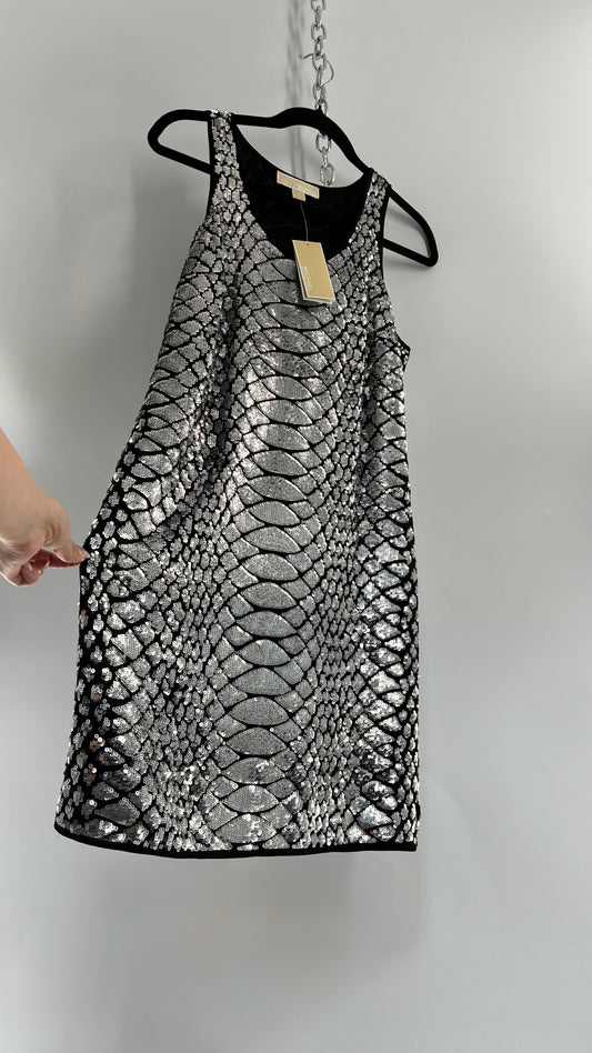 Deadstock Vintage MICHAEL KORS Sequin Mini Dress (Small)