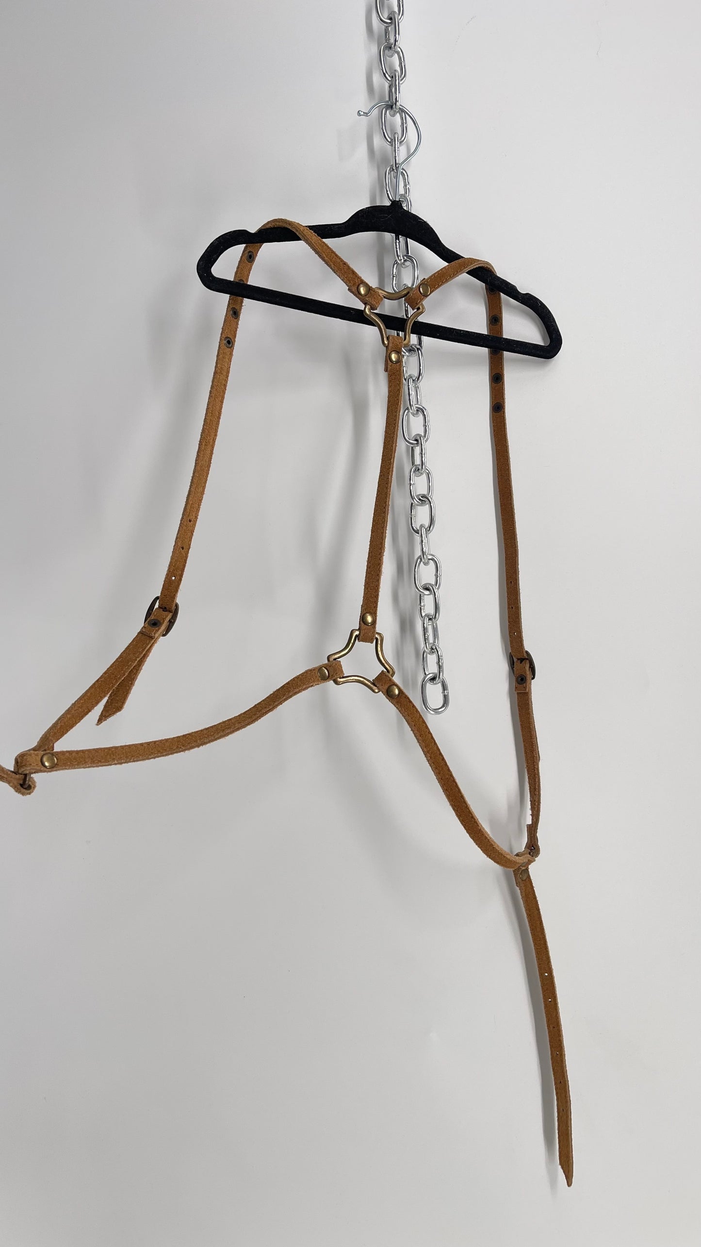 Free People Suede Leather Body Harness with Tag Attached (One Size)