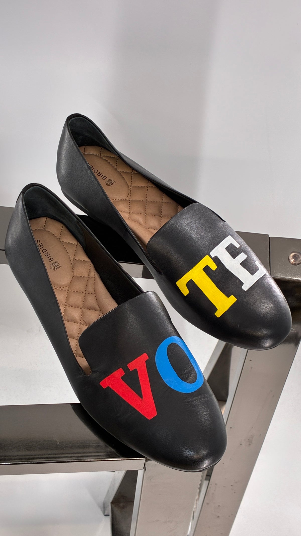 Vintage BIRDIES Rare Limited Edition VOTE Loafers (10)