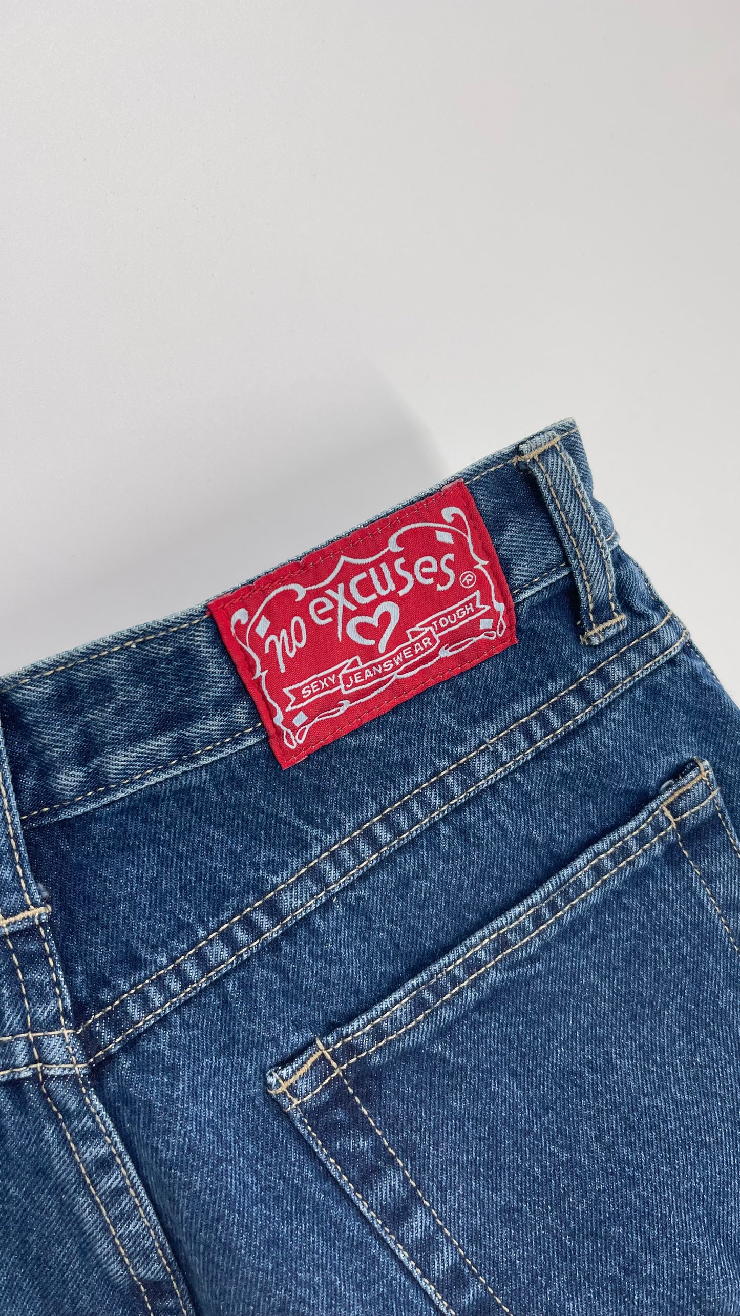 Vintage 1990s No Excuses Denim Shorts  (11/12)