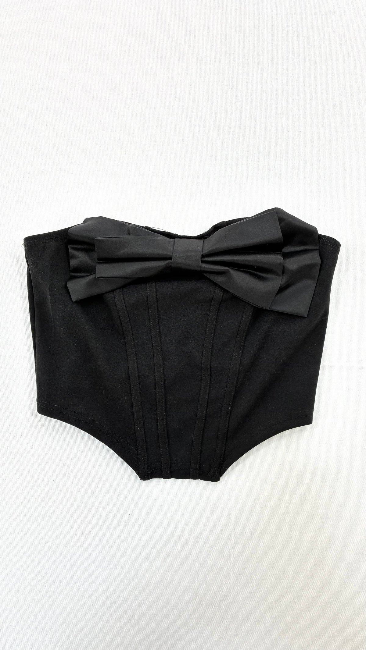 Bow Bust Sleeveless Faux Corset (Small)