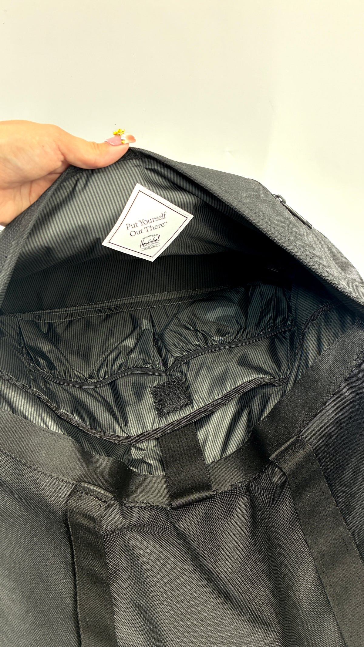 Vintage HERSCHEL Cove Black Laptop Briefcase Bag with Tags