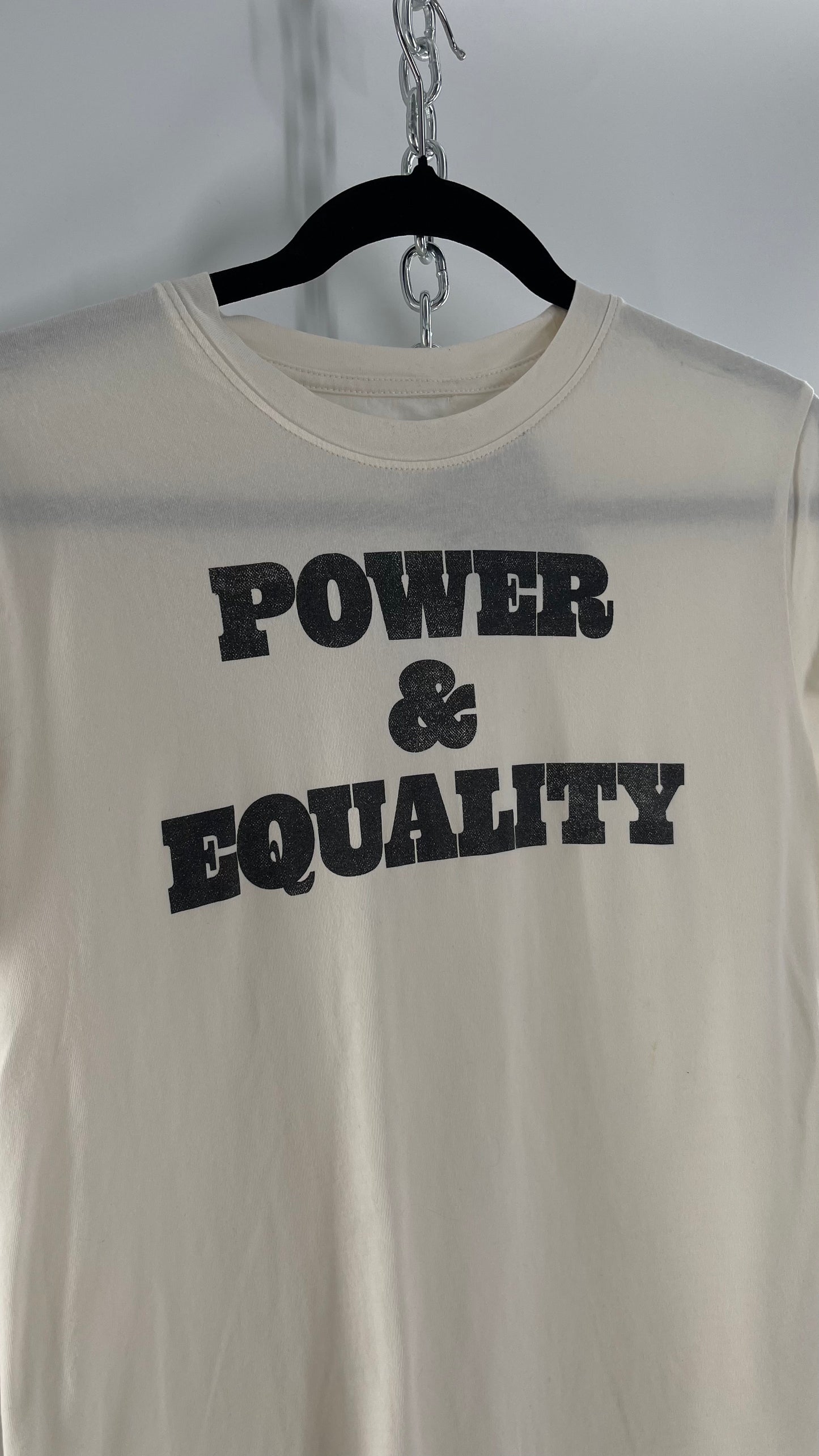 Power + Equality Faded Graphic Print T (Small)