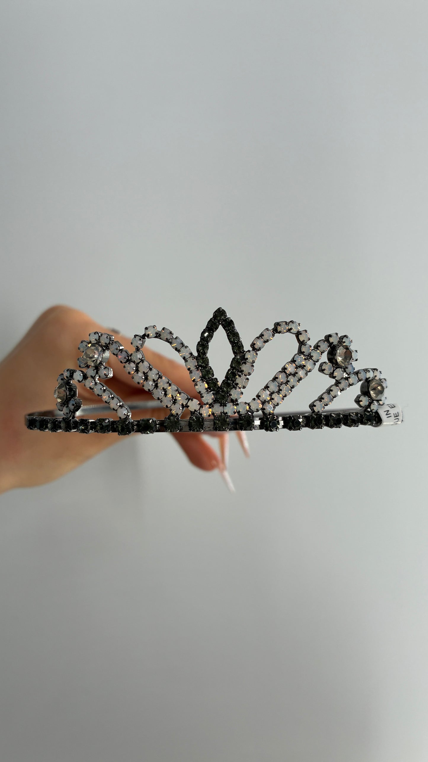 Free People Metal Rhinestone Tiara Headband