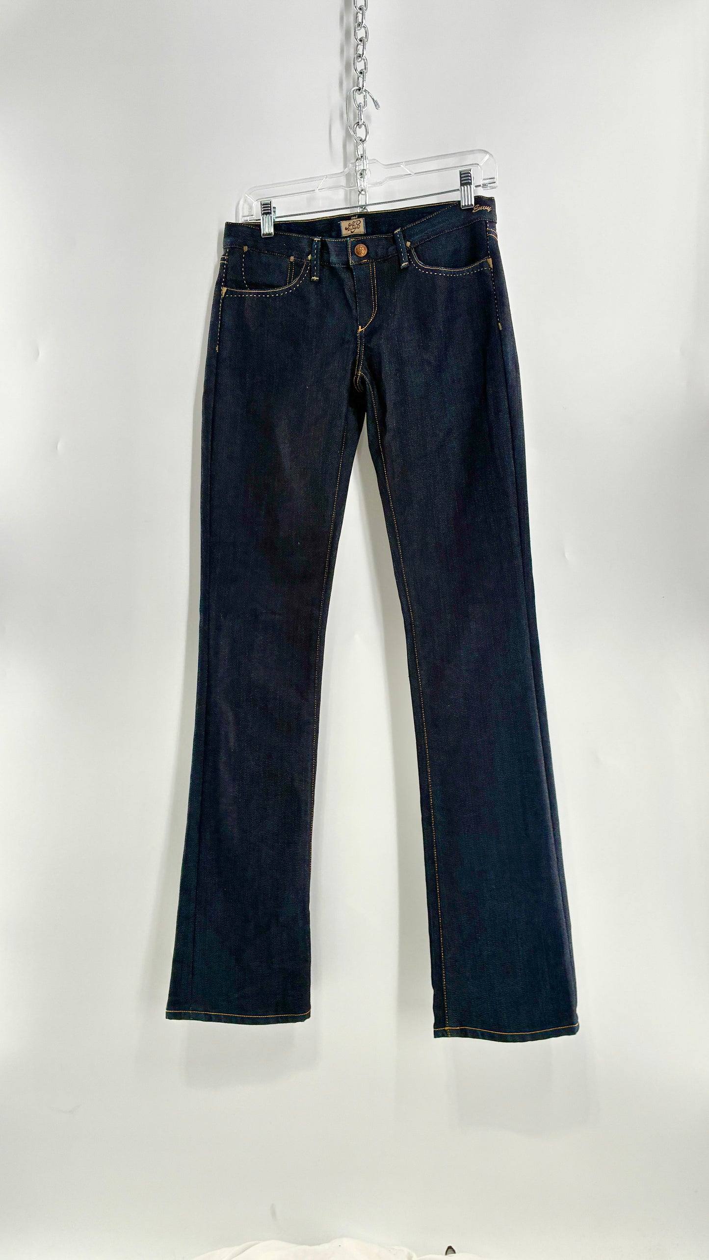 Vintage GOLD SIGN Dark Wash Low Rise Jeans (26)