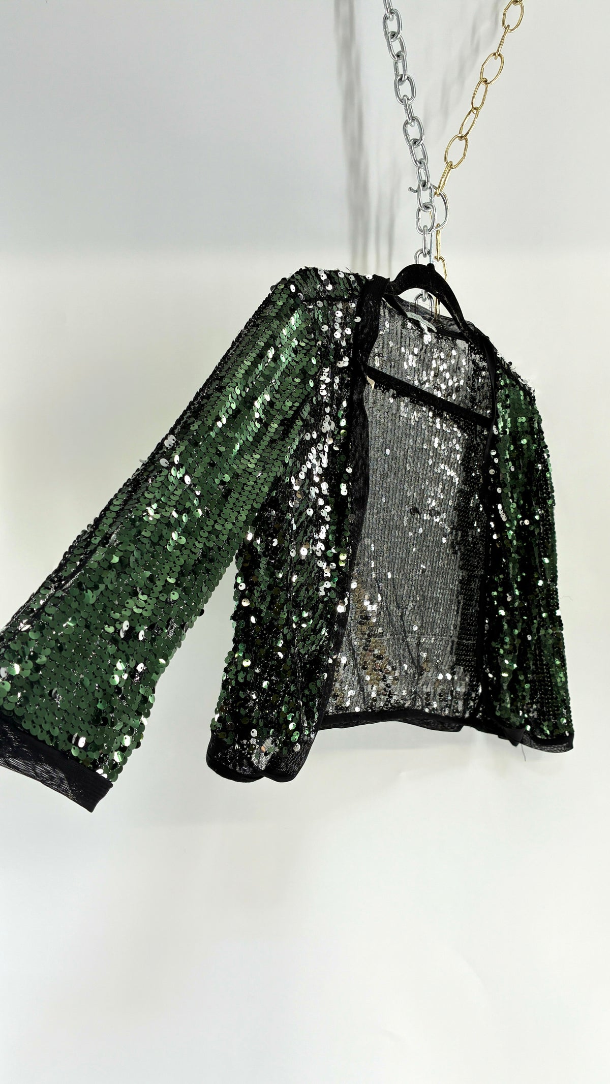 Vintage CHARLOTTE RUSSE Sequin Shrug (Small)
