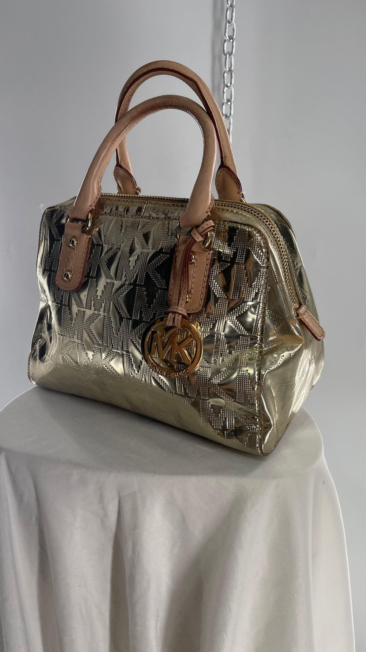 Vintage Michael Kors Metallic Gold Mini Bag