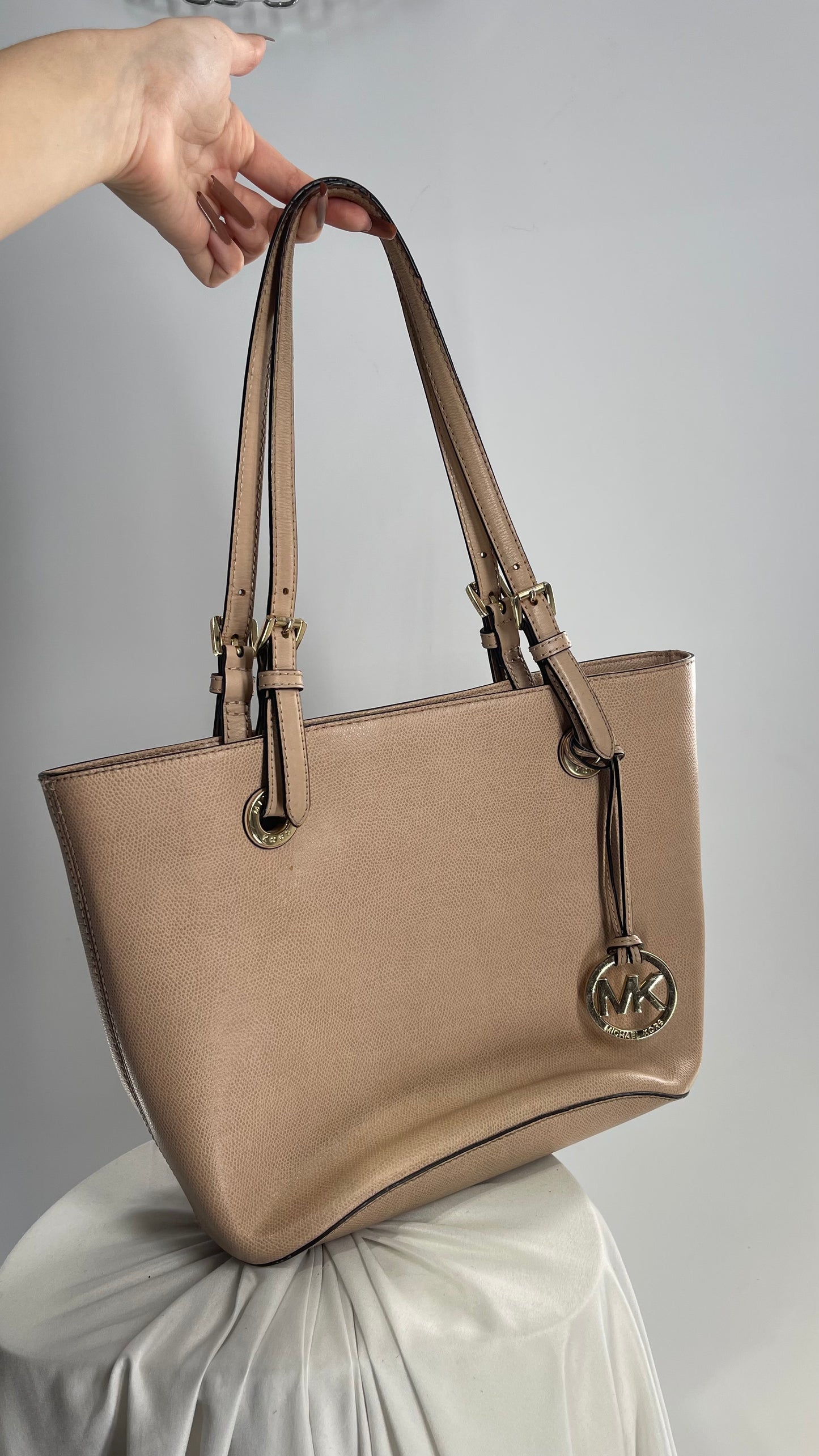 Michael Kors Neutral Beige Tote Bag