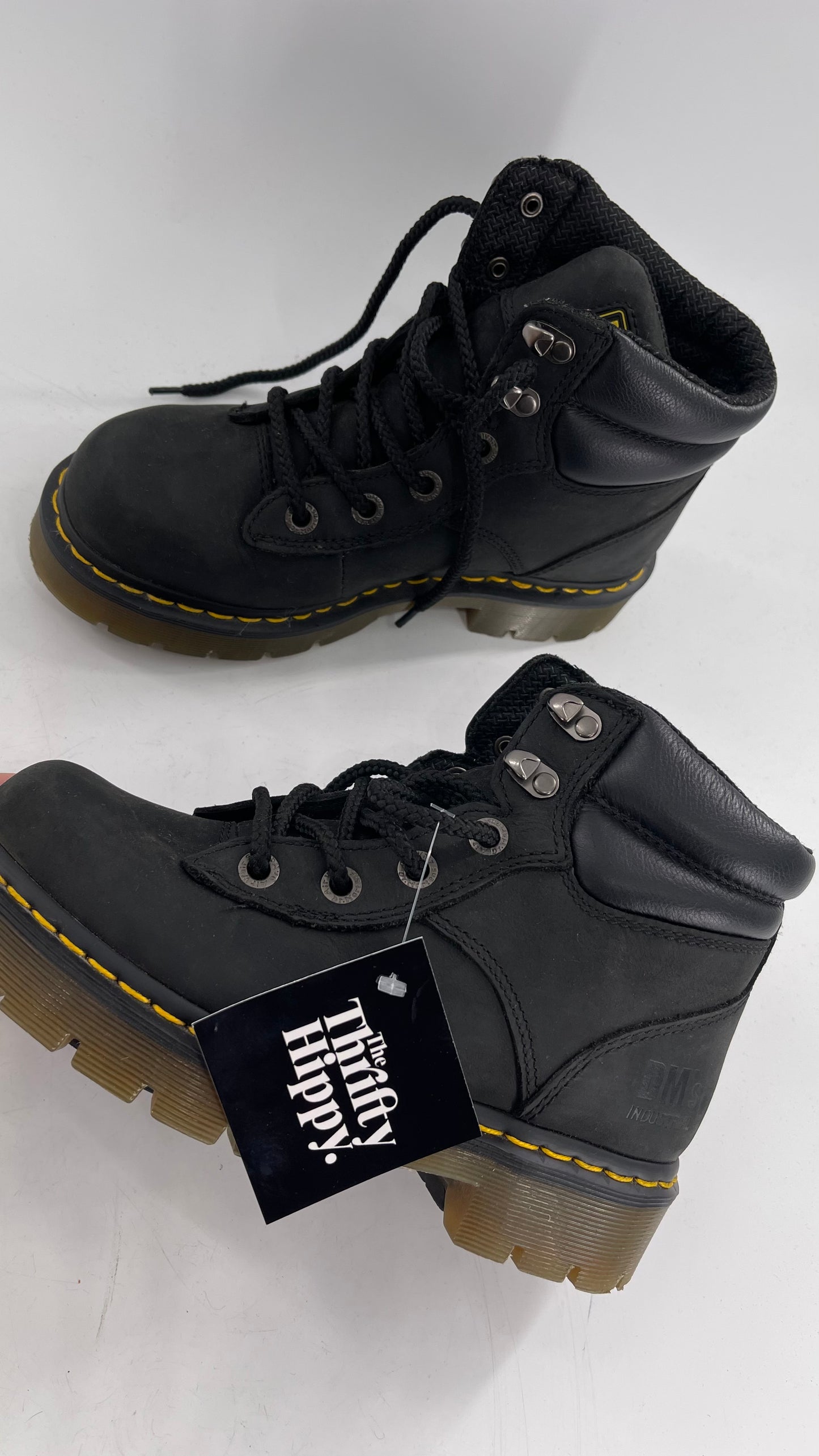 Doc Martens Industrial Black Combat Boots (6)