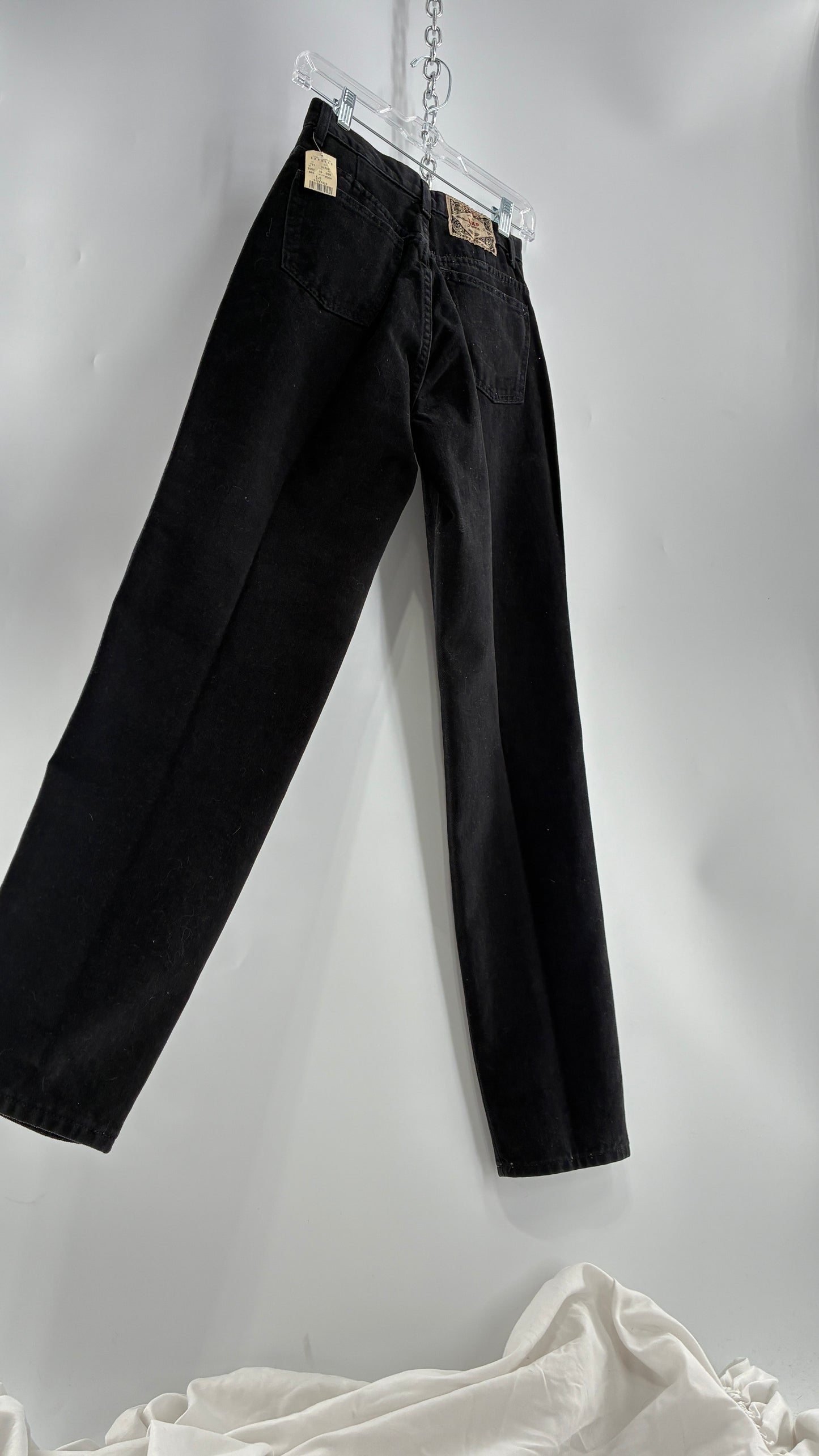 Deadstock Vintage 1980s EXPRESS Black High Waisted Mom Jean (5/6)