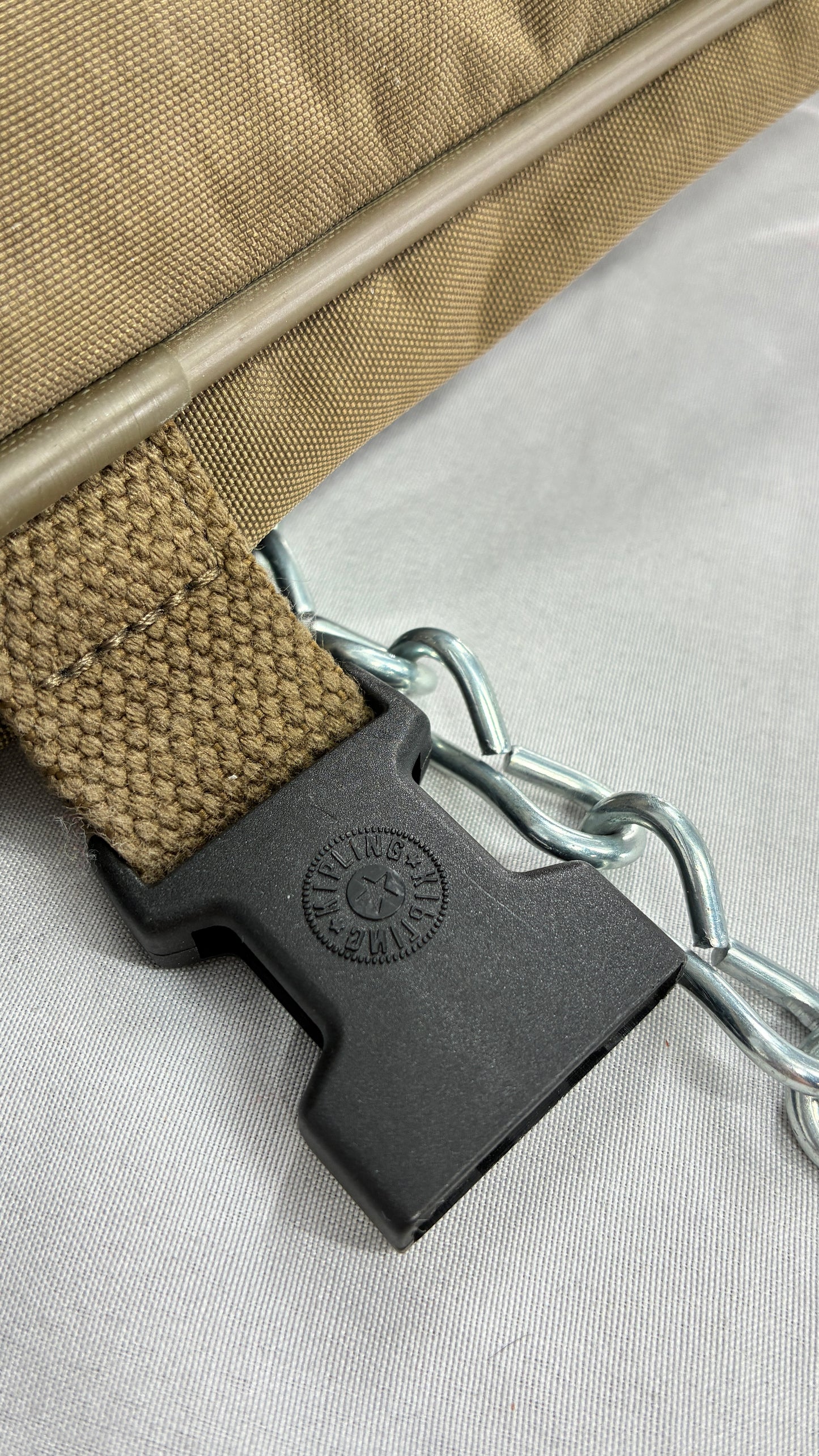 Vintage KIPLING Folding Travel Clothing Organizer Garment Bag