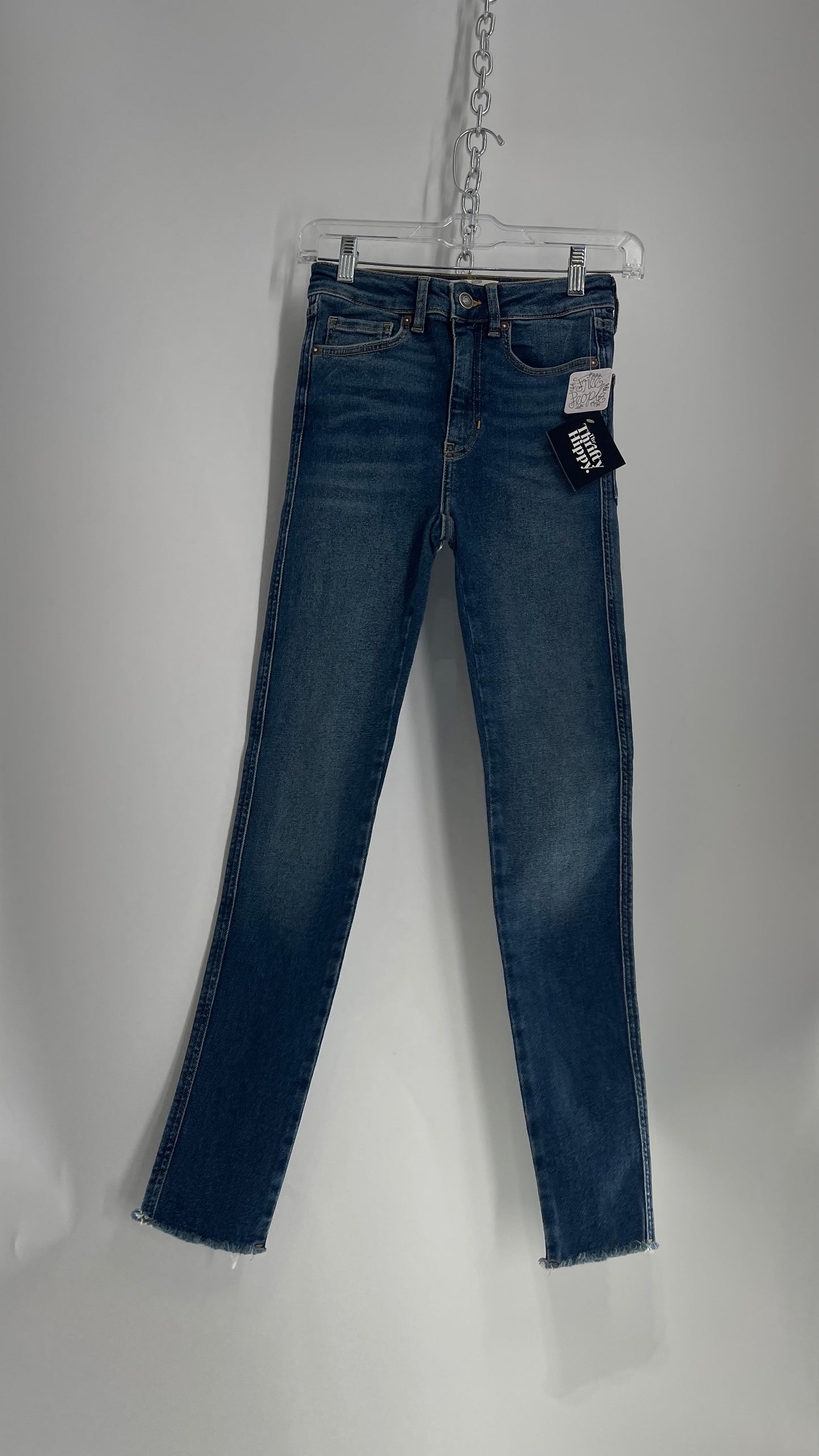 Free People Medium Wash Jeans with Tags Attached (25)