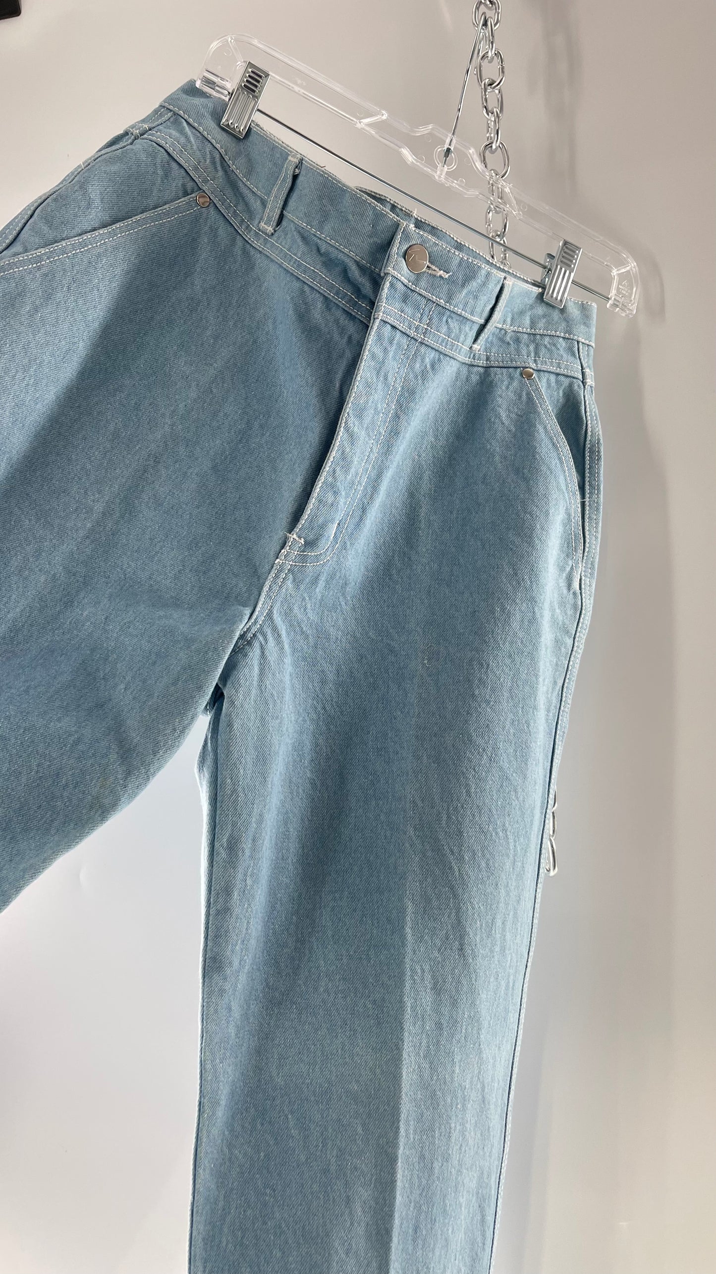 Deadstock Vintage Gloria Vanderbilt  Light Wash High Waisted Jeans (12)