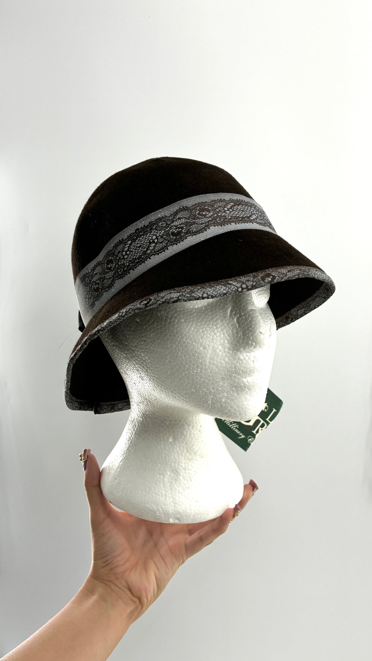 Deadstock Vintage LOUISE GREEN Millinery Hat