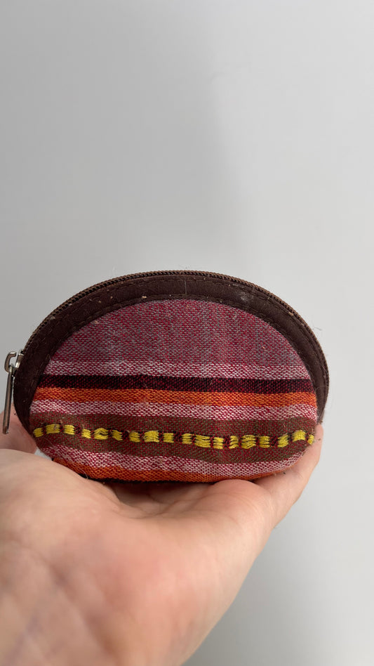 Vintage Itty Bitty Woven Coin Pouch