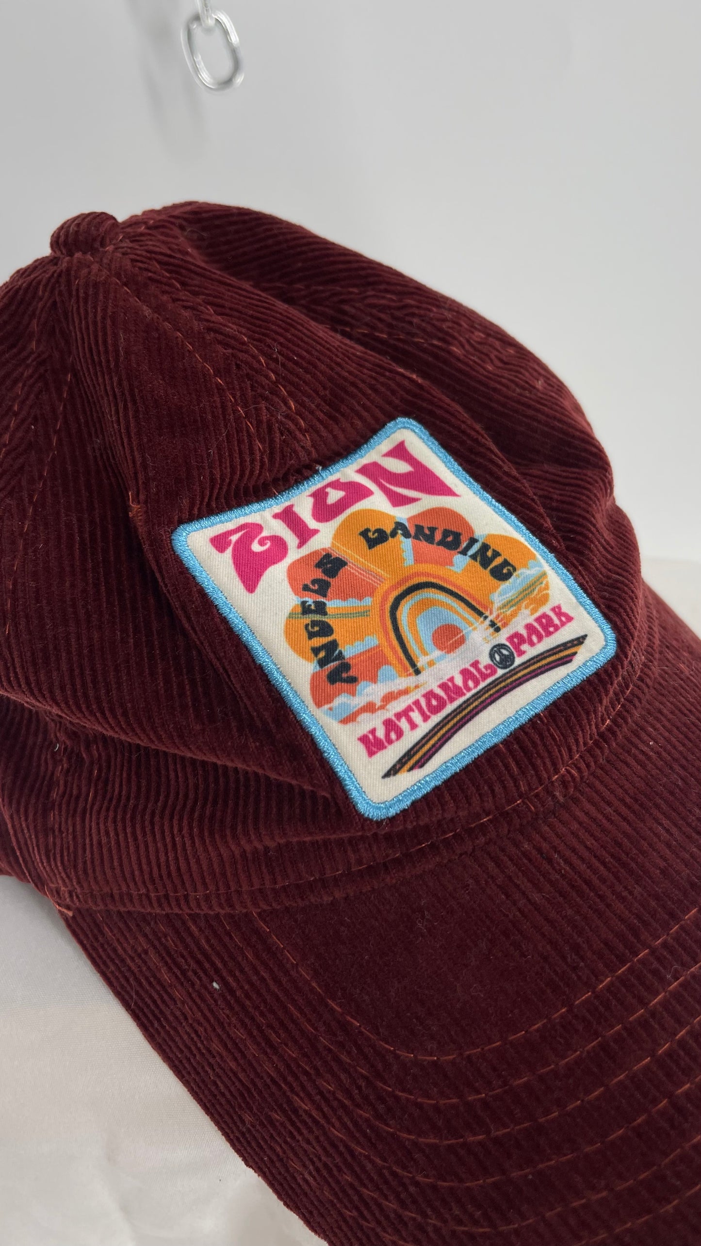 ZION National Park H3 Headwear Corduroy Rust Brown Baseball Hat