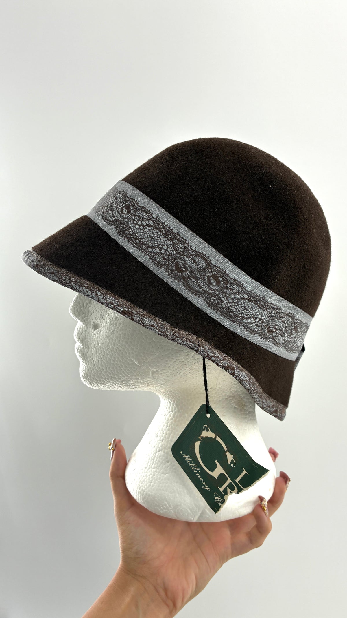 Deadstock Vintage LOUISE GREEN Millinery Hat