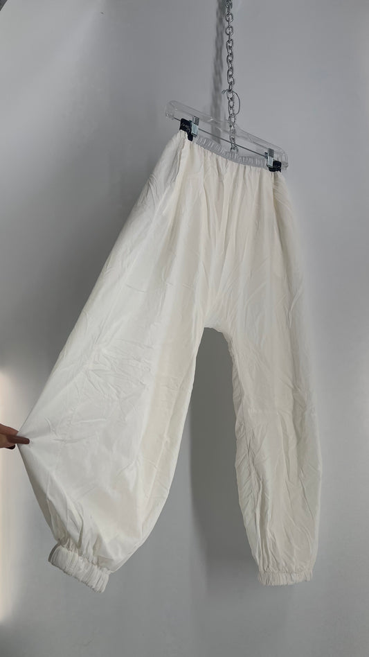 Free People Movement White Haram Exercise Pants (S)
