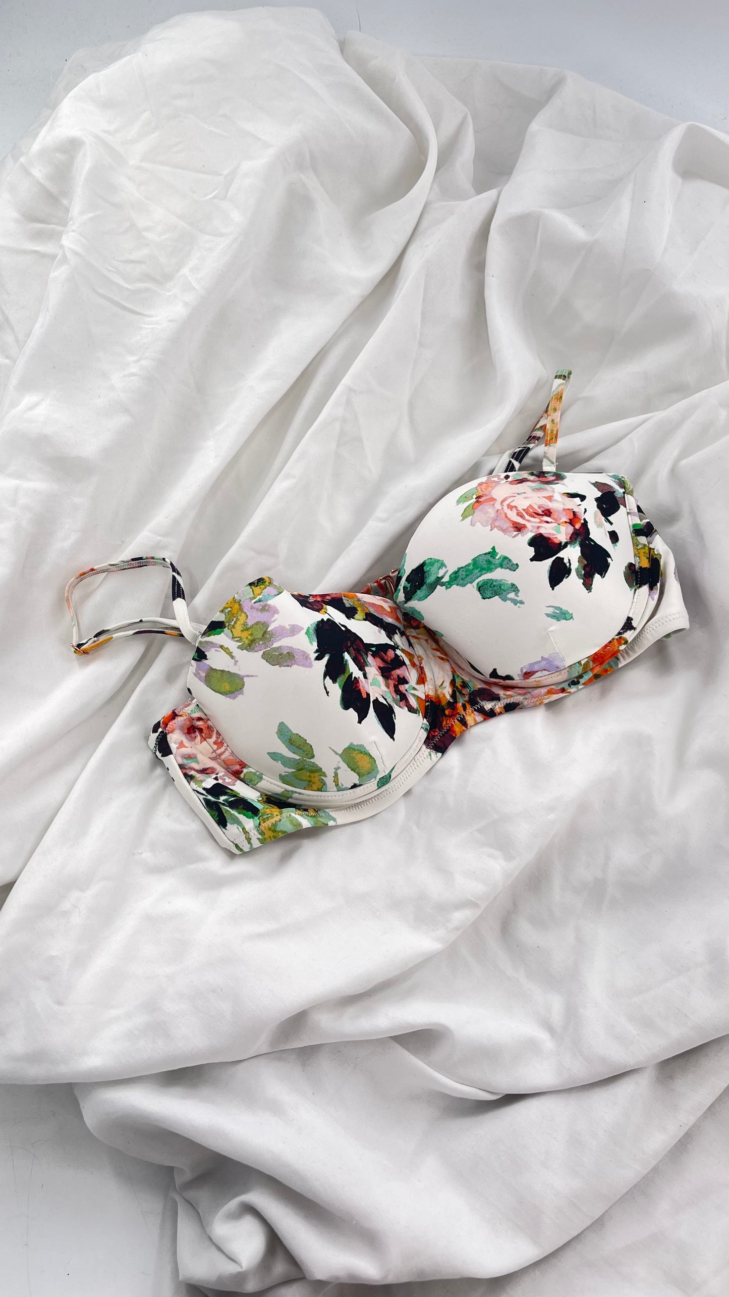Anthropologie Sea Folly Floral Underwire Top (34D)