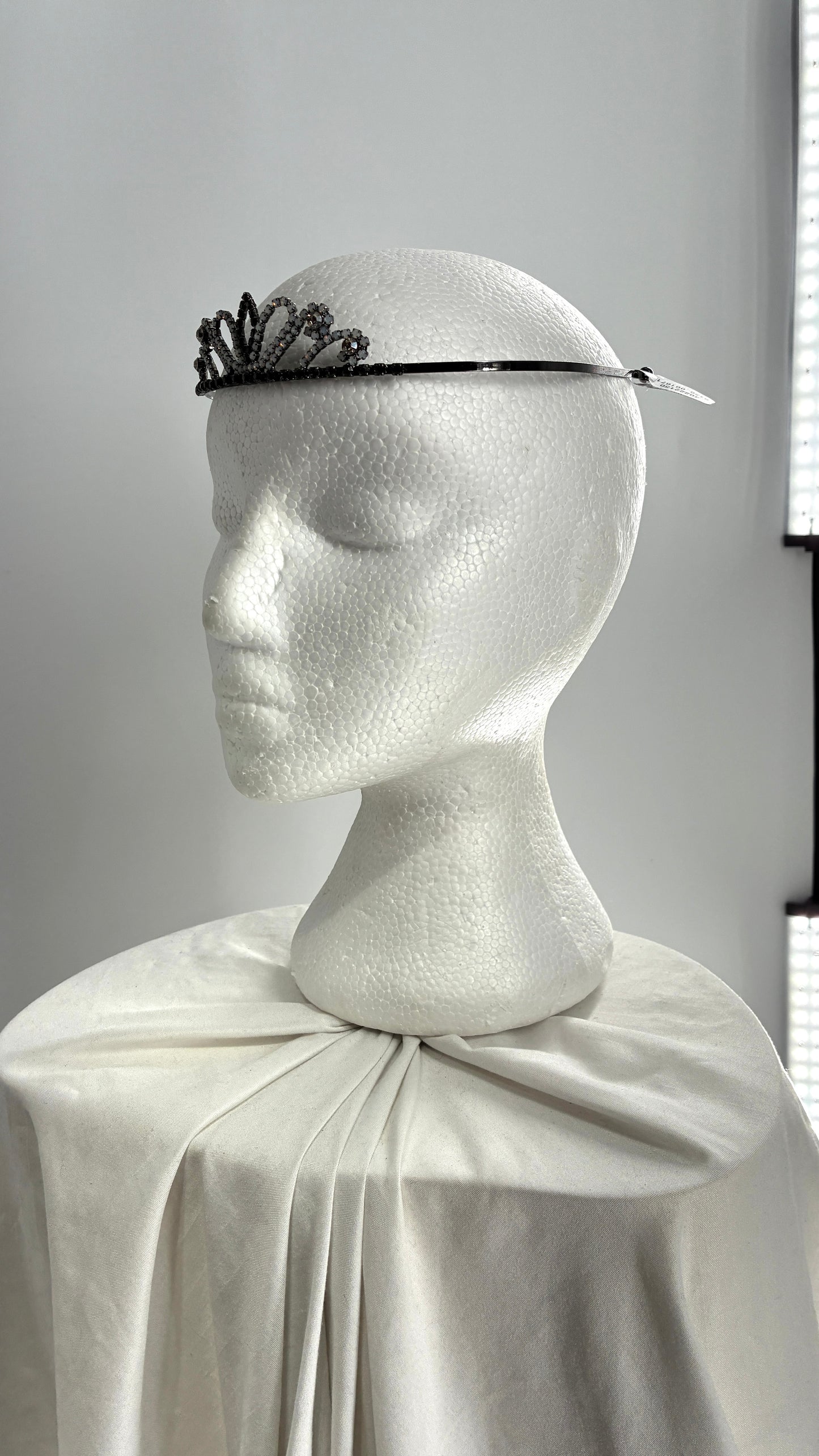 Free People Metal Rhinestone Tiara Headband