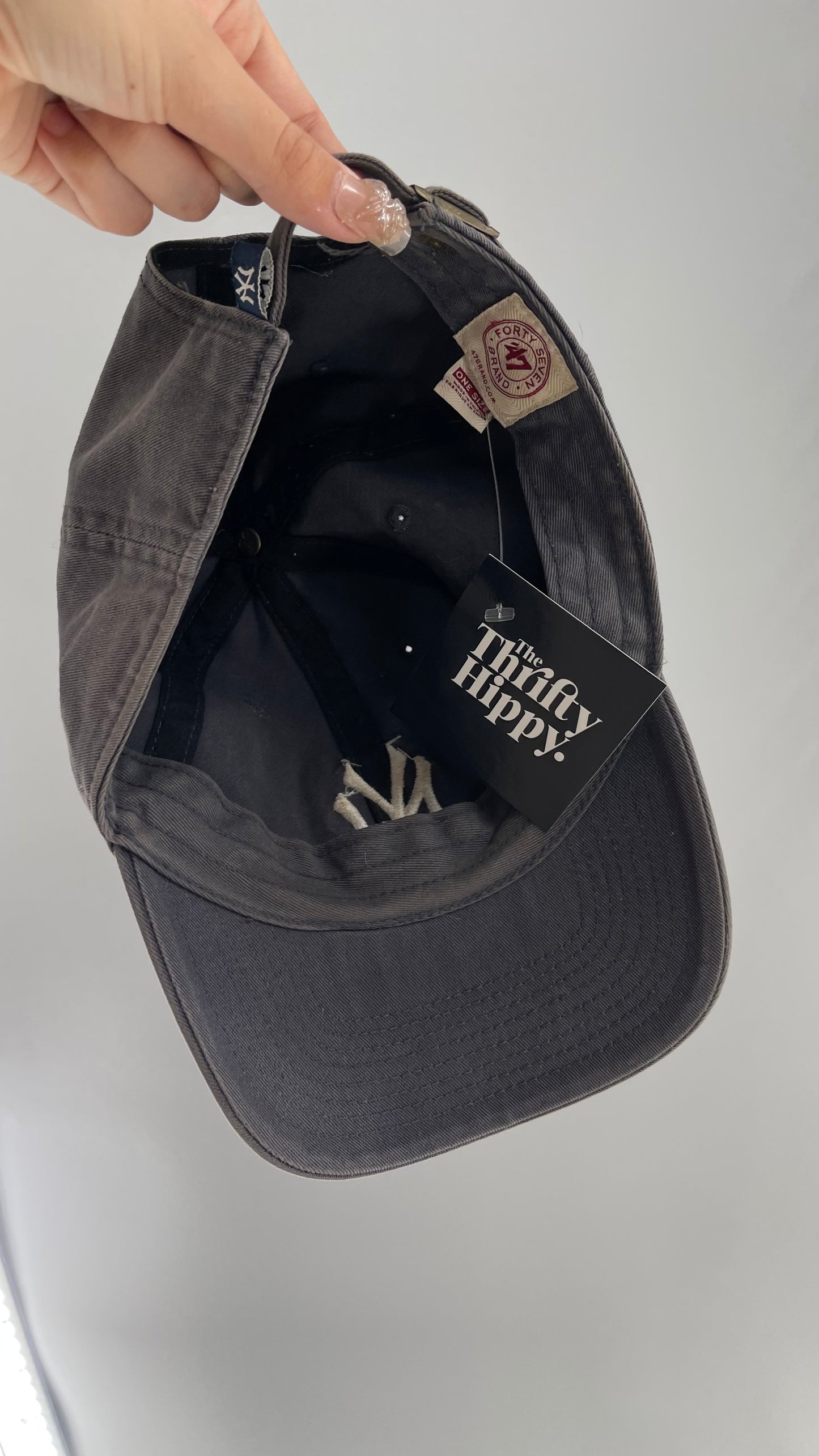 Vintage Yankees Gray Baseball Cap