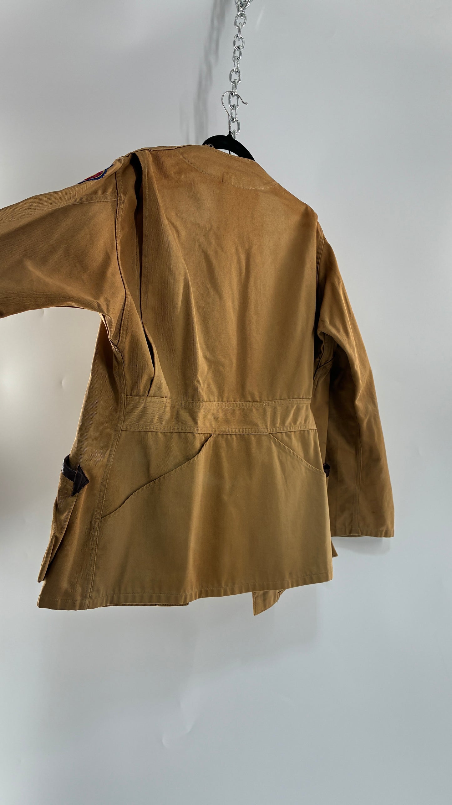 Vintage CT Ranger Shooting/Hunting Jacket Covered in Badges (42/Medium)