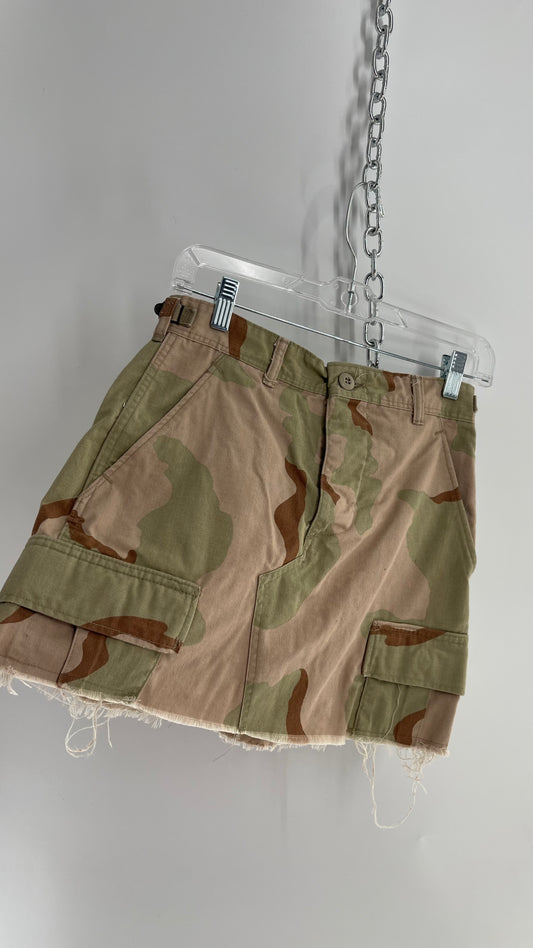 Reworked Army Cargo Skirt (XS/S)