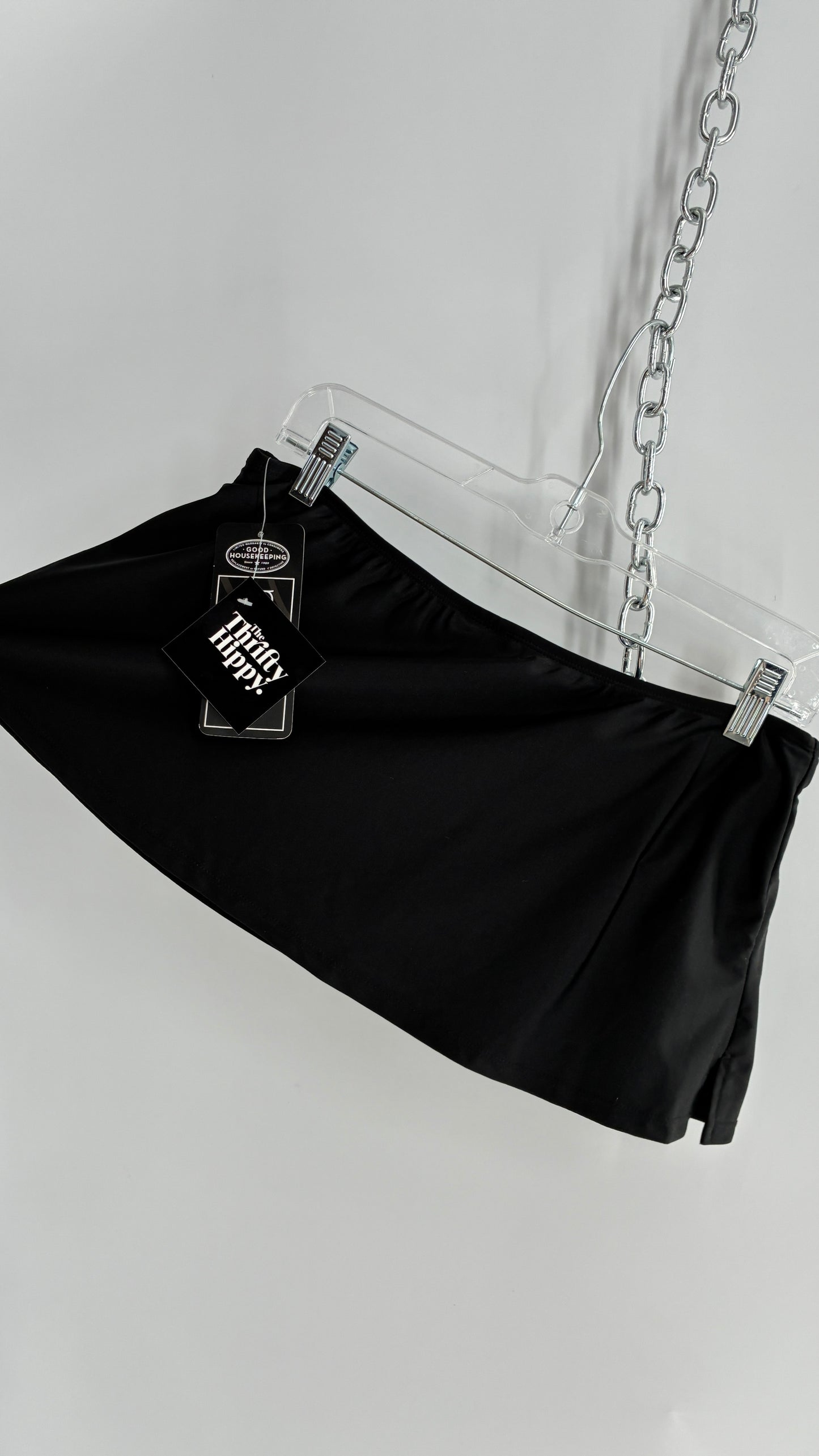 Vintage Deadstock CATALINA Black Low Rise Micro Mini Skirt (8/10)