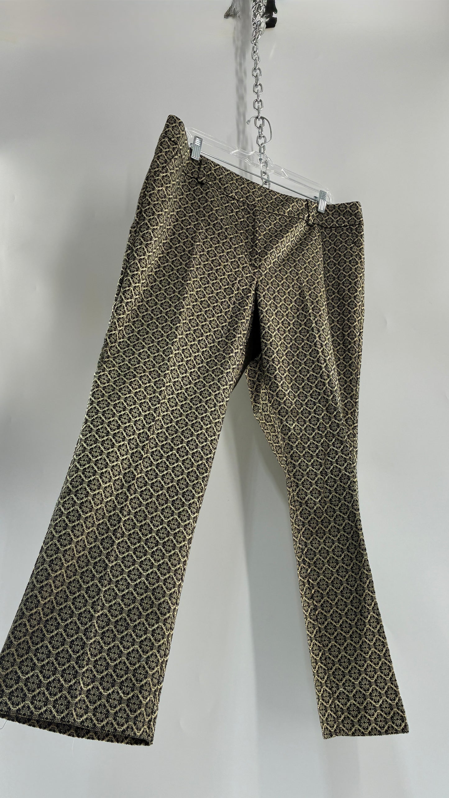 ANNE TAYLOR Signature Woven Pleated Trouser  (14)
