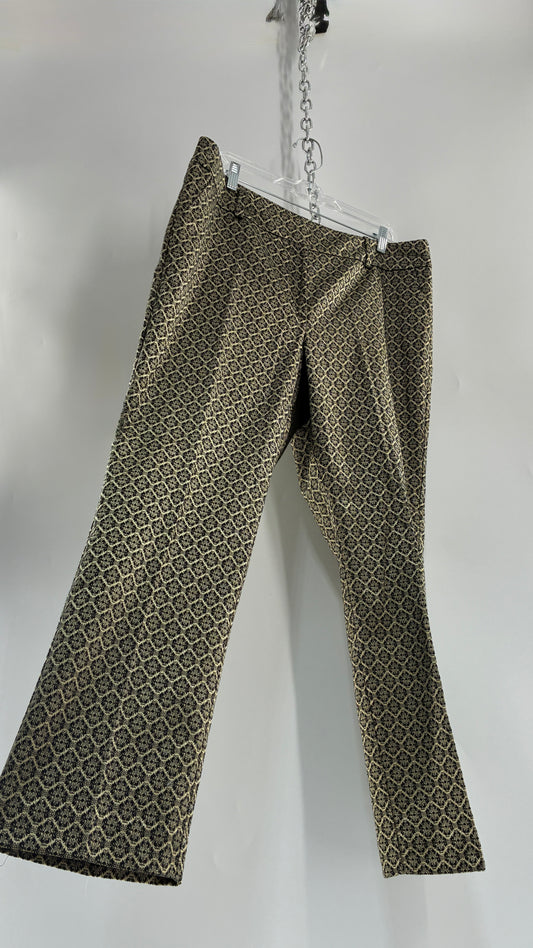 ANNE TAYLOR Signature Woven Pleated Trouser  (14)