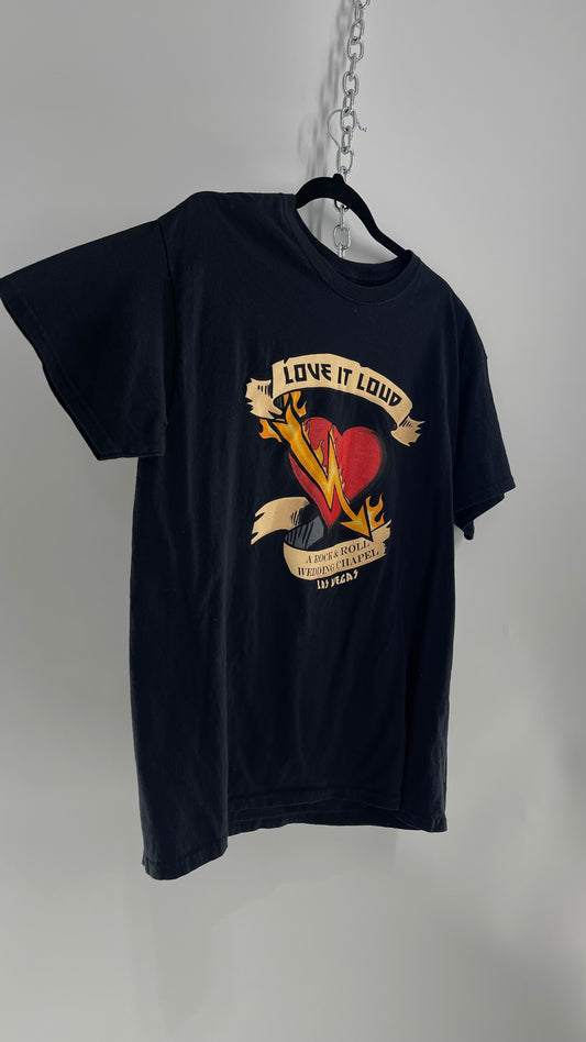 Vintage Love it Loud Las Vegas T Shirt (Medium)