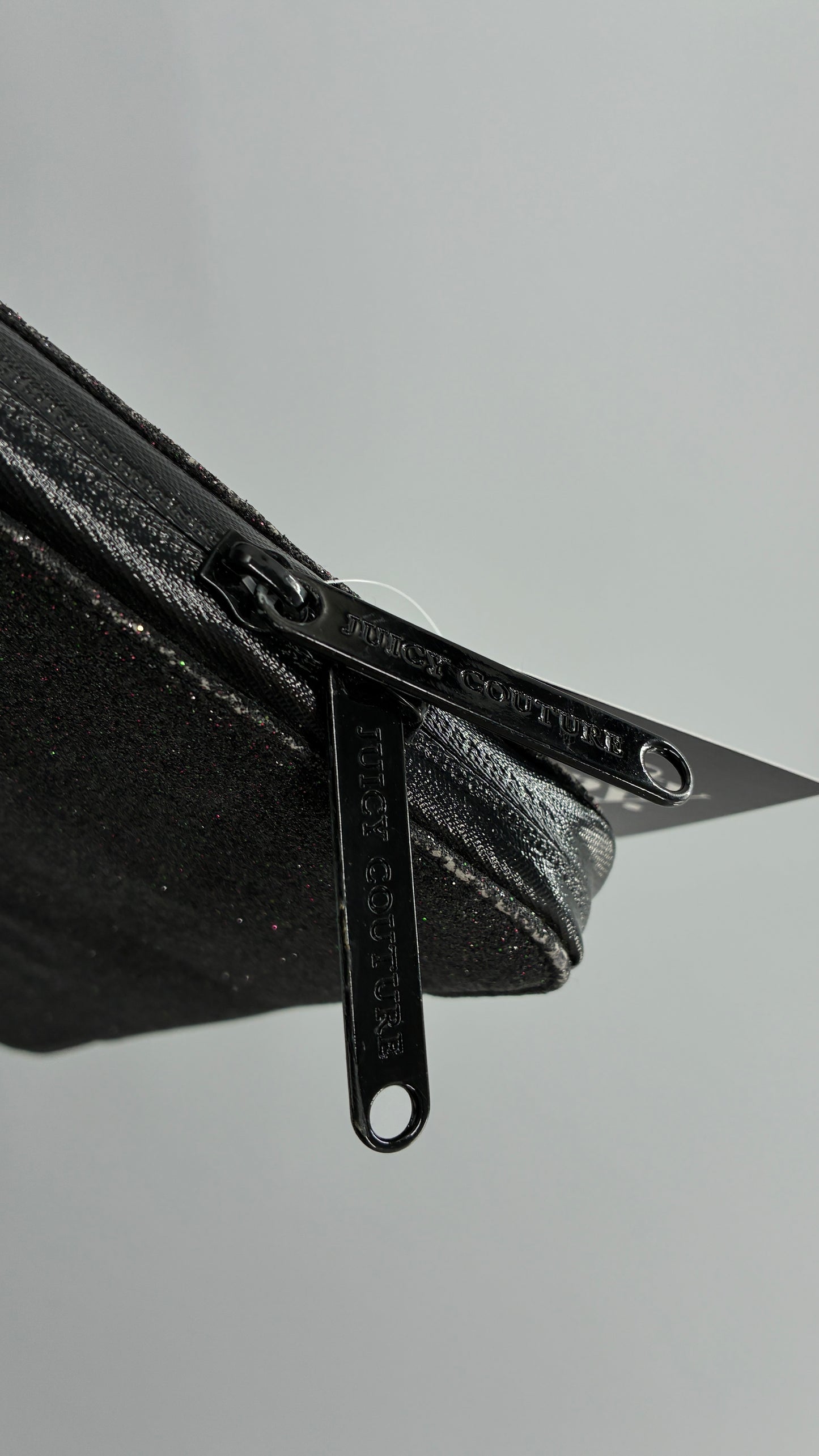 Vintage JUICY COUTURE Black Glitter Case with Tags Attached