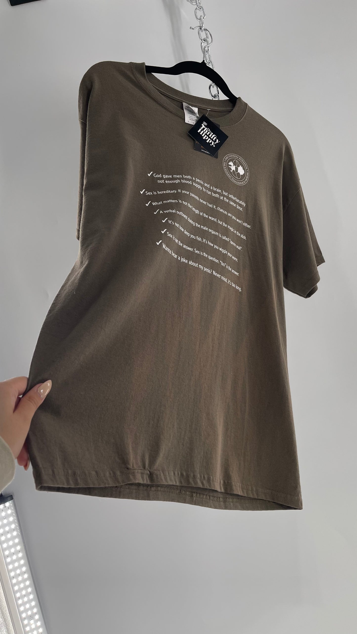 Vintage Icelandic Penis Museum T Shirt with Tags (Large)
