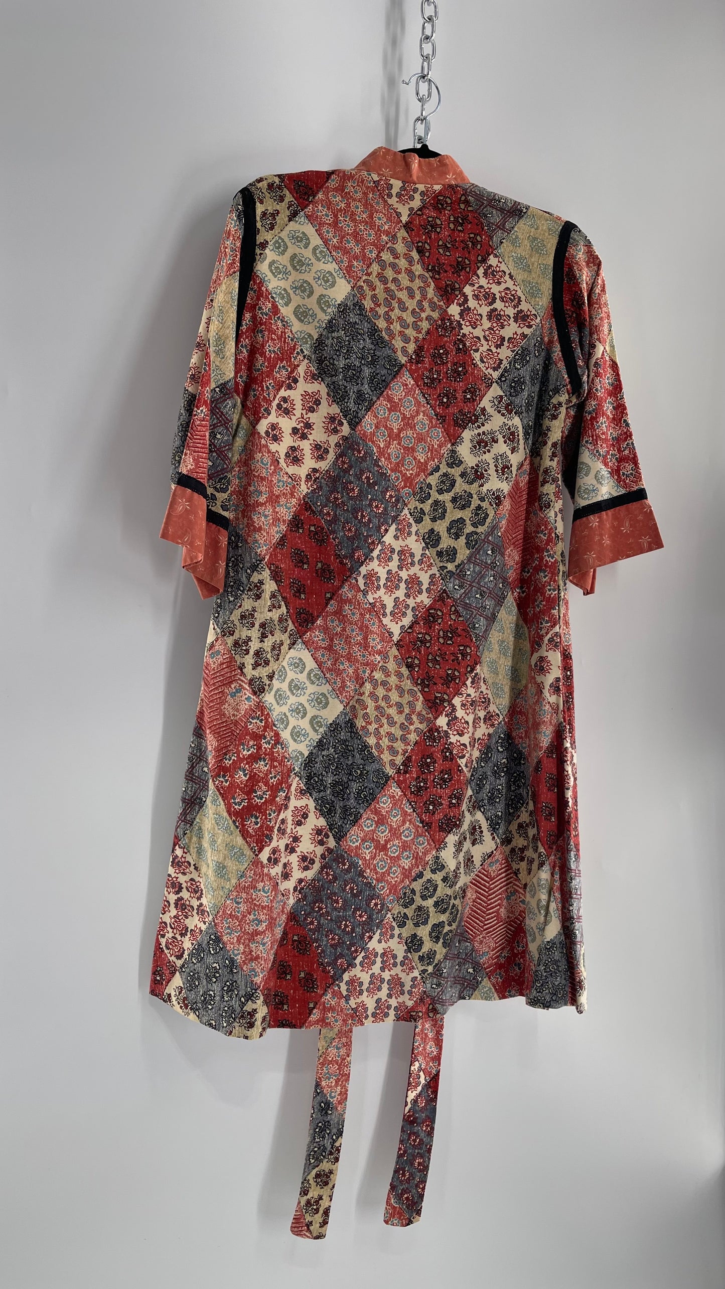 Vintage 1970s LANZ Patchwork Dress (Small)