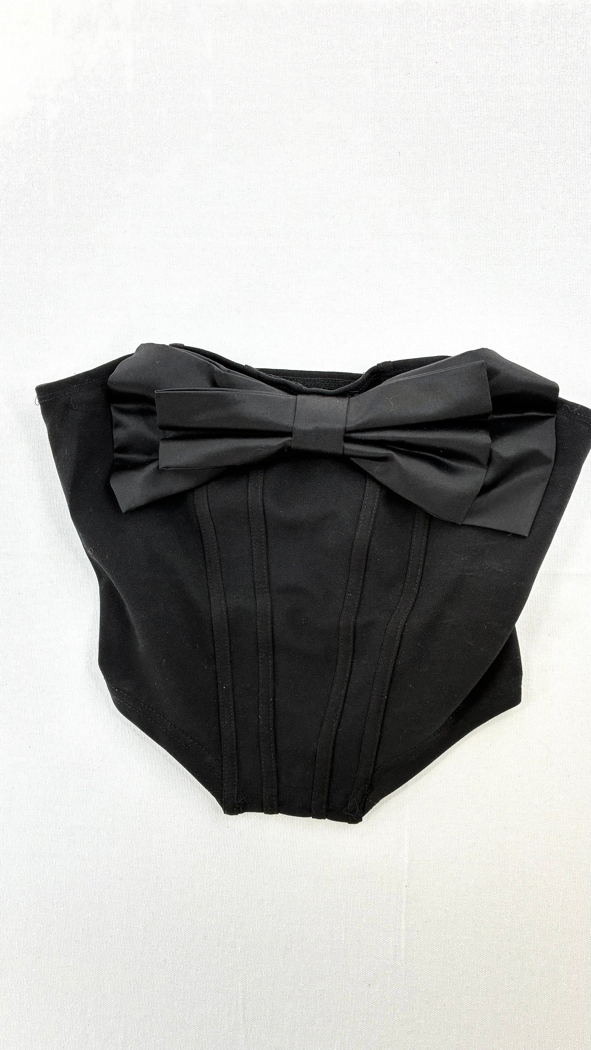 Bow Bust Sleeveless Faux Corset (Small)