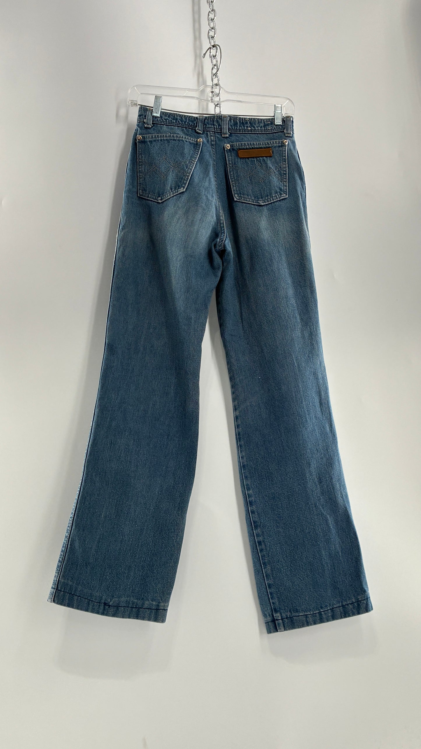 Vintage Oscar de la Renta Light Wash Straight Leg Jeans (10)