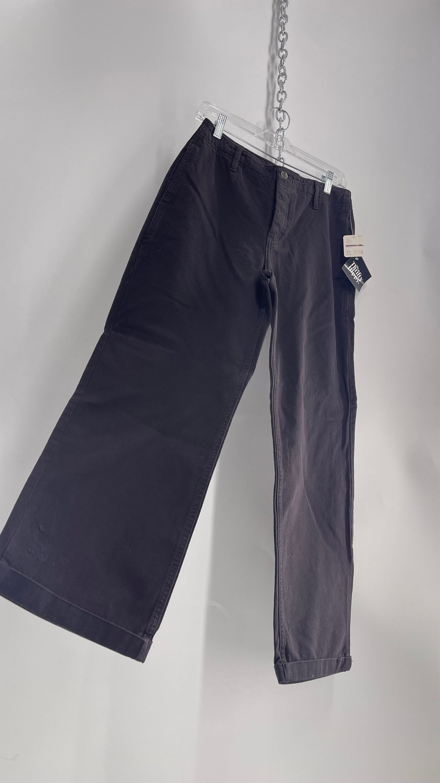 Free People Black Chinos/Skater/Carpenter Pant with Tags Attached (26)