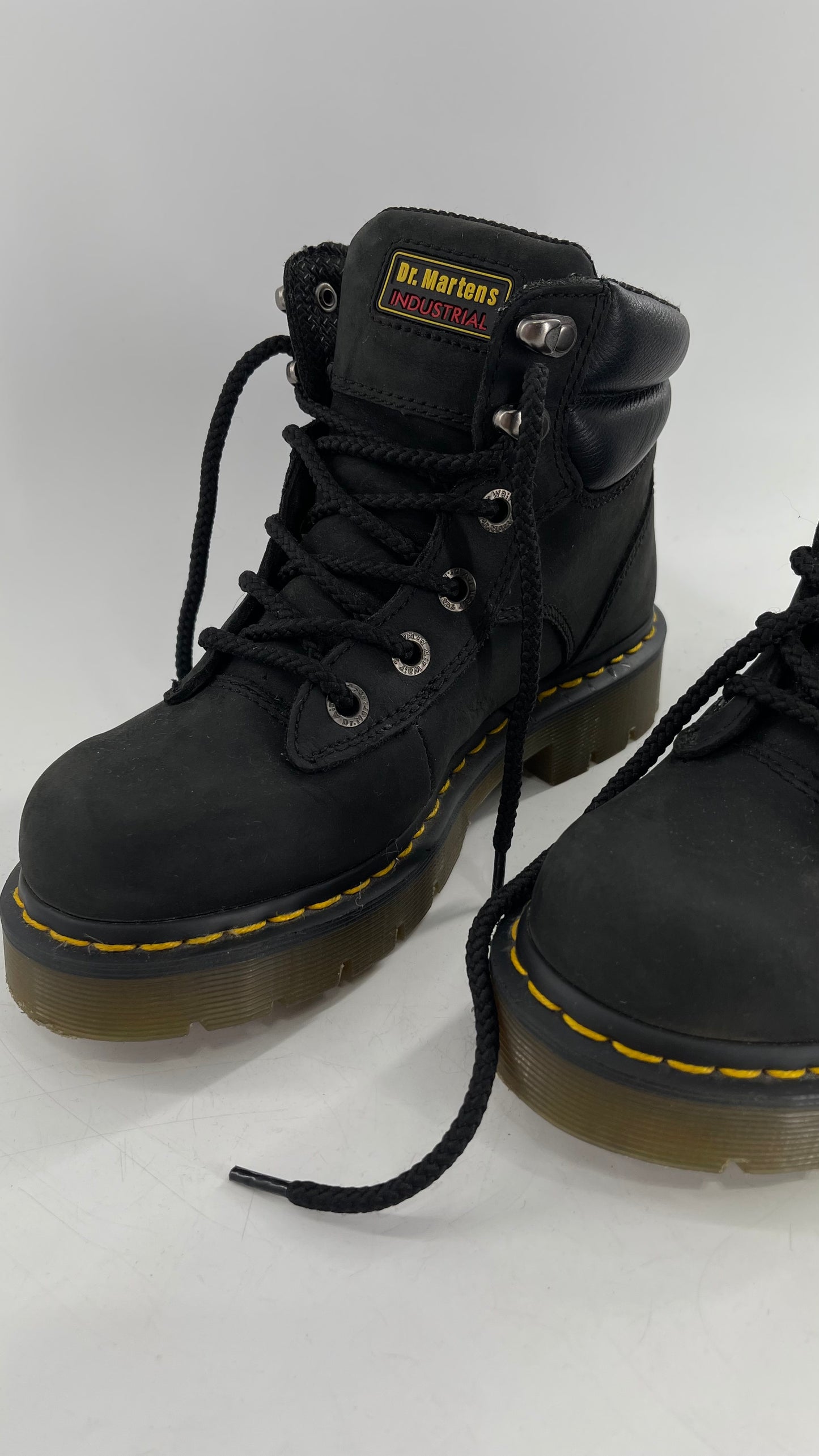 Doc Martens Industrial Black Combat Boots (6)