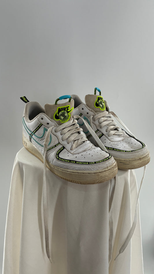 Vintage Rare NIKE Air Force 1 Premium Worldwide Pack Fury Mens (12)