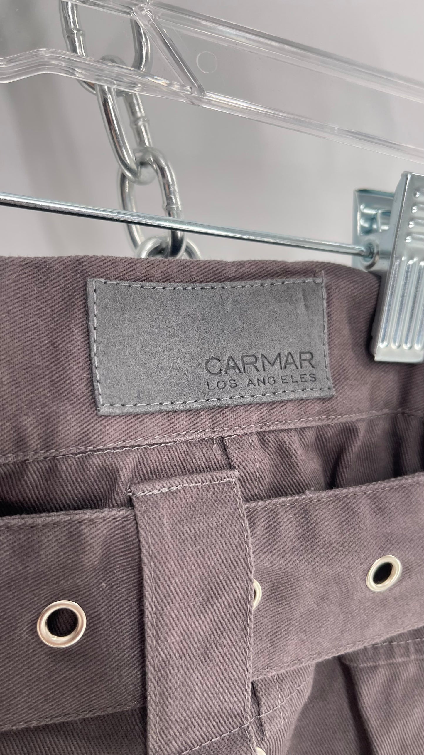 CARMAR LF Gray Grommet Belt, Chain, Studded Tactical Skirt (8)